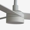 Ventilateur de plafond RUDDER L blanc/bois LED connecté Wiz+télécommande