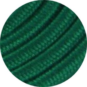 Câble rond double isolation tressé vert sapin 2x0.75mm²