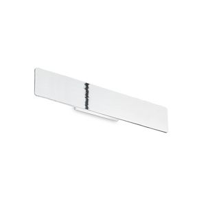 Barre éclairage indirect rectangulaire Zig Zag finition chromée