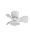 Ventilateur de plafond VIENA avec 3 pâles finition blanc mat