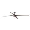 Ventilateur de plafond ATTOS XL marron avec Led