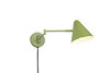 Applique TRIO COSIMA 263970115 - Vert, orientable, bras articulé, système FlexConnect