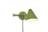 Applique TRIO COSIMA 263970115 - Vert, orientable, bras articulé, système FlexConnect