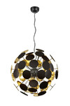 DISCALGO – Suspension design 6×E14 noir mat et intérieur doré réf. 309900632