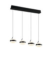 Suspension LED Dios Noir Mat 4 Têtes CCT/SwitchDimmer LiftMe - Trio Lighting 331410432