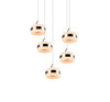 Suspension LED TRIO DIOS 331410507 – 5 anneaux lumineux, CCT & SwitchDimmer