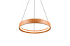 Suspension LYNWOOD Anneau LED Bois Naturel Ø50cm - 355030130