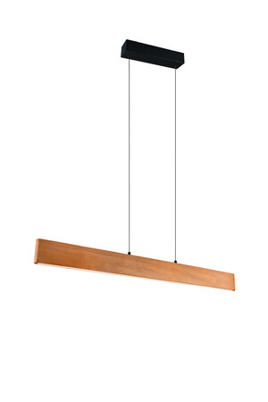 Suspension EDGEWOOD Barre LED Bois Naturel L115cm - 359710130