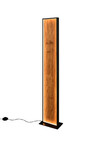 Lampadaire LED TRIO KALEA 455510130 en bois – variateur à pied
