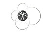 Plafonnier LED TRIO DRAKE 632210432 – Noir mat, CCT & Télécommande