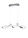 Suspension chromée ruban led spiralée 37W PERUGIA