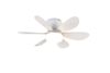 Ventilateur plafond LUND Trio Lighting – Compact, lumière variable, télécommande incluse