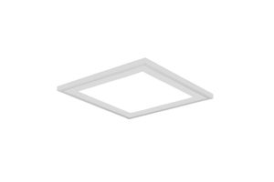 Plafonnier Led carré moyen blanc mat CARUS TrioLighting