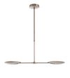 Lustre SIONE télescopique 2 coupes Led chrome mat