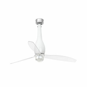 ETERFAN M – Ventilateur de plafond blanc brillant avec LED 16W 3000°K