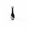 ETERFAN M – Ventilateur de plafond noir brillant avec LED 16W 3000°K