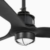JUST FAN – Ventilateur plafond design industriel avec LED 16W