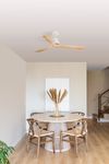 Ventilateur de plafond LANTAU en bois clair– Design, silence et performance