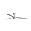 Ventilateur de plafond RUDDER L blanc/bois LED et télécommande
