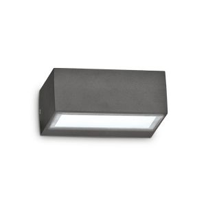 Applique extérieure rectangulaire TWIN finition Anthracite 