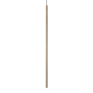 Ideal Lux FILO SP1 – Suspension fil 7m et tube LED laiton/satiné 3000K