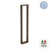 Borne rectangulaire profil aluminium IP66 ARKE 1000 en marron bronze