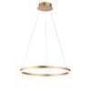 Lustre rond suspendu TITUS finition Laiton mat