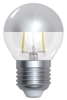 Sphérique calotte argent filament LED 4W E27 Girard Sudron