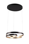 Suspension Trio Marnie 344110180 - LED 68 W dimmable - noir & doré