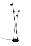 Lampadaire CODA 4 Lumières GX53 Noir-Or H180cm - 469000480