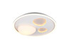 lafonnier LED TRIO PEBBLE 643110131 - Blanc Mat, Ø 50 cm, CCT et Télécommande