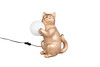 Lampe de Table GATIO Chat Or Doré Déco Design - R56621079