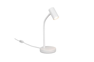 Lampe de Table TARYN 1 Lumière - Blanc Mat et Flexible