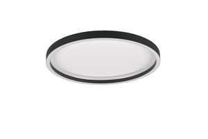 Plafonnier Led rond noir mat ROTONDA TrioLighting