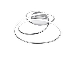 Plafonnier chromé ruban led spiralée 36W BOLOGNA