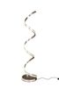 Lampadaire nickel mat torsadé NURIA de TrioLighting