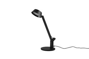  Lampe de bureau LED AVA noir mat avec USB