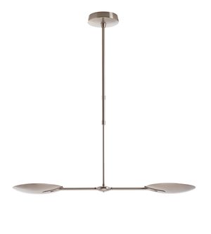 Lustre SIONE télescopique 2 coupes Led chrome mat