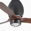 MINI ETERFAN – Ventilateur de Plafond noir-noyer avec Led au Design Contemporain