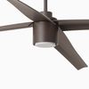 Ventilateur de plafond ATTOS XXL marron connecté Wiz