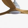 Ventilateur de plafond ALO L blanc/bois à Led connecté Tuya télécommande