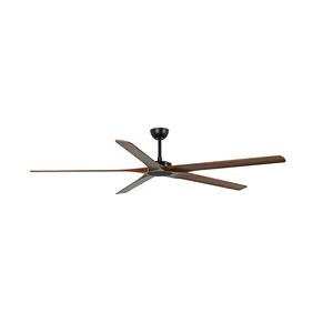 Ventilateur de plafond BigWood 20 XL noir et bois avec télécommande