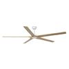 Ventilateur de plafond BigWood 20 XL blanc et bois avec télécommande