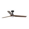 Ventilateur de Plafond HEYWOOD L – Faro – Bois Foncé, éclairage Led, Télécommande
