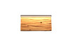 Applique murale LED TRIO KALEA 255519130 - Rectangulaire, métal et bois naturel