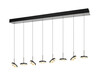 Suspension LED GUANO 8 Lumières - Nickel Mat | Lift Me & 3 Teintes CCT XL