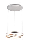 Suspension Trio Marnie 344110105 - LED 68 W dimmable - aluminium brossé