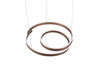 Suspension Trio Marnie 344110165 - LED 68 W dimmable - café