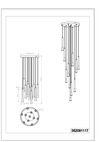 Suspension LED Trio Fiato 352091117 – Élégance et performance