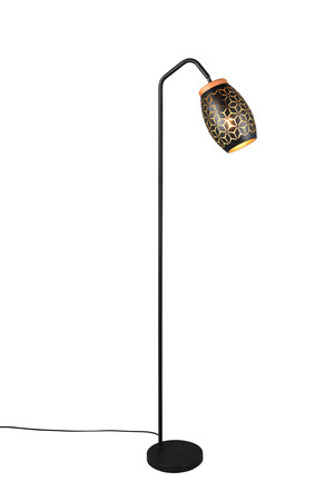 Lampadaire BIDAR Noir/Or H147 E27 - R41571080